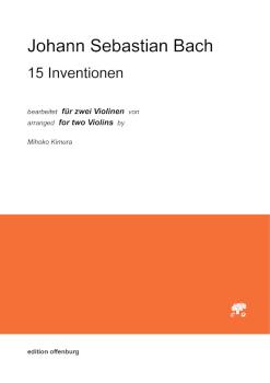 J.S. Bach: 15 Inventionen für zwei Violinen