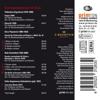 PrimTON Komponistinnen Im Exil PrimTON Komponistinnen Im Exil