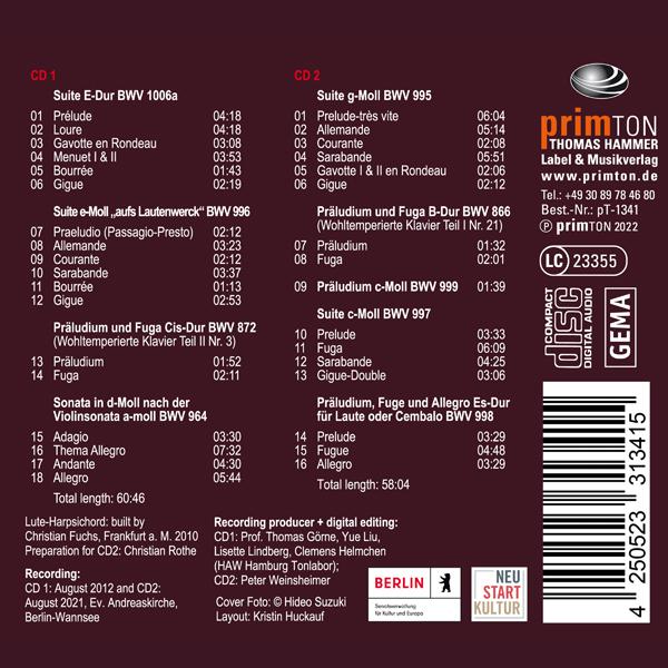 CD-Backcover Bachissimo