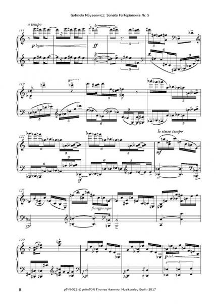 Sonata Fortepianowa Nr. 5